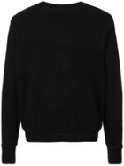 The Elder Statesman Crew Neck Sweater - Black