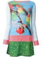 Walter Van Beirendonck Vintage 'welcome Little Stranger' Mix Print Dress