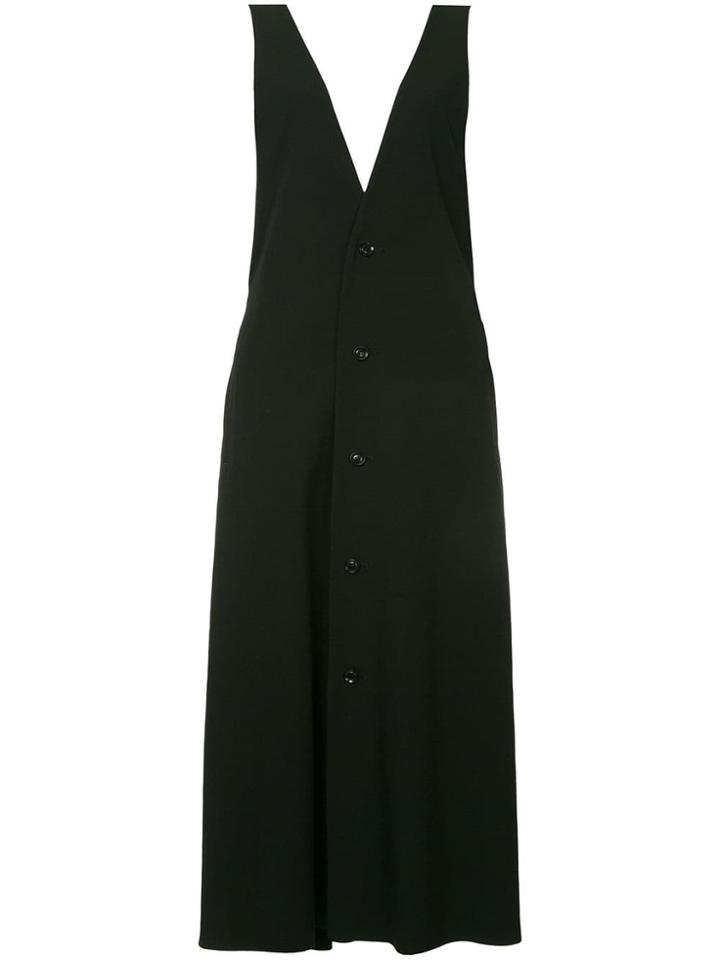 Y's Wide Sleeve Shirt Dress - Black