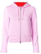 Givenchy Zipped Hooded Jacket - Pink & Purple