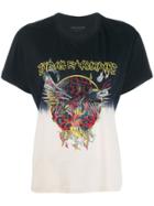 Zadig & Voltaire Tomias Two Tone T-shirt - Black