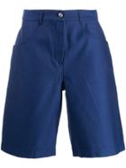 Chanel Vintage Wide Leg Shorts - Blue