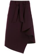 Egrey Lace Up Skirt - Purple