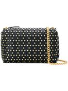 Red Valentino Red (v) Flower Puzzle Shoulder Bag - Black