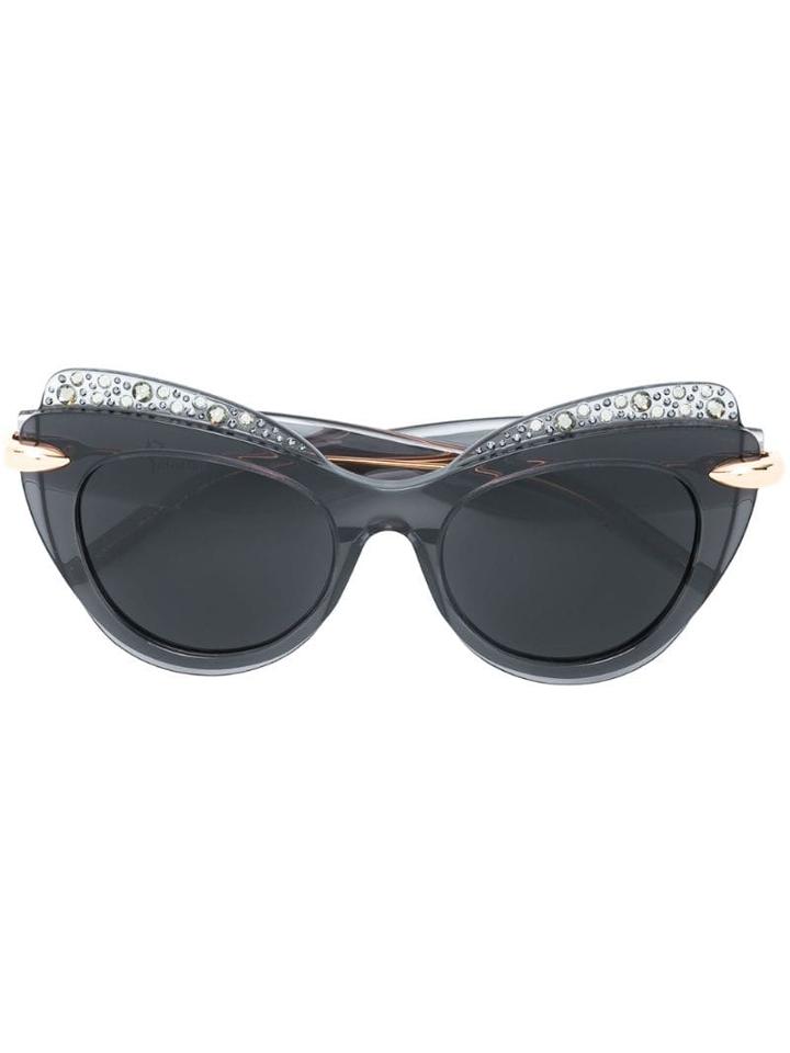 Pomellato Eyewear Oversized Cat-eye Sunglasses - Grey