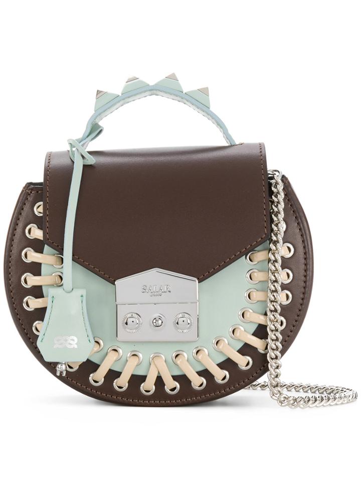 Salar Claire Pocket Bag - Brown