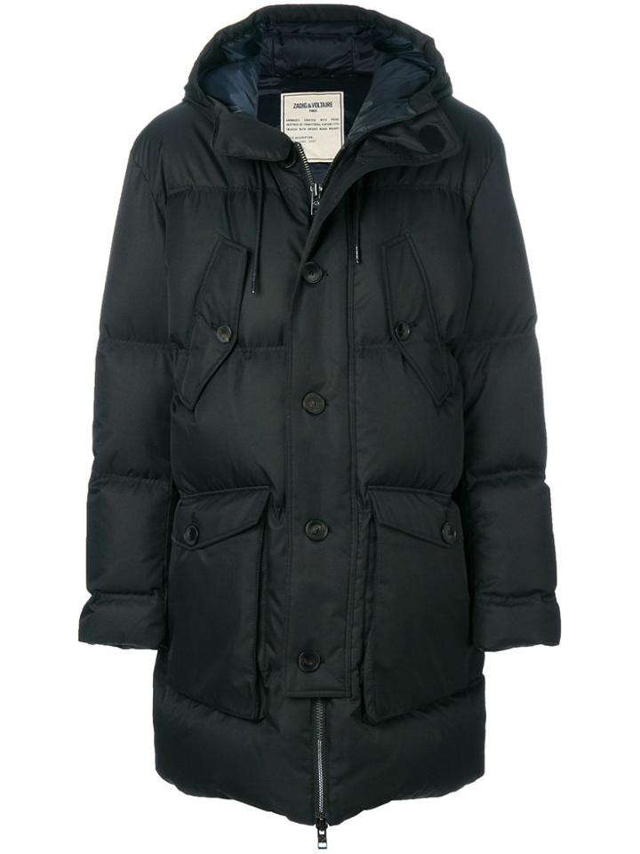 Zadig & Voltaire Biscota Parka - Black
