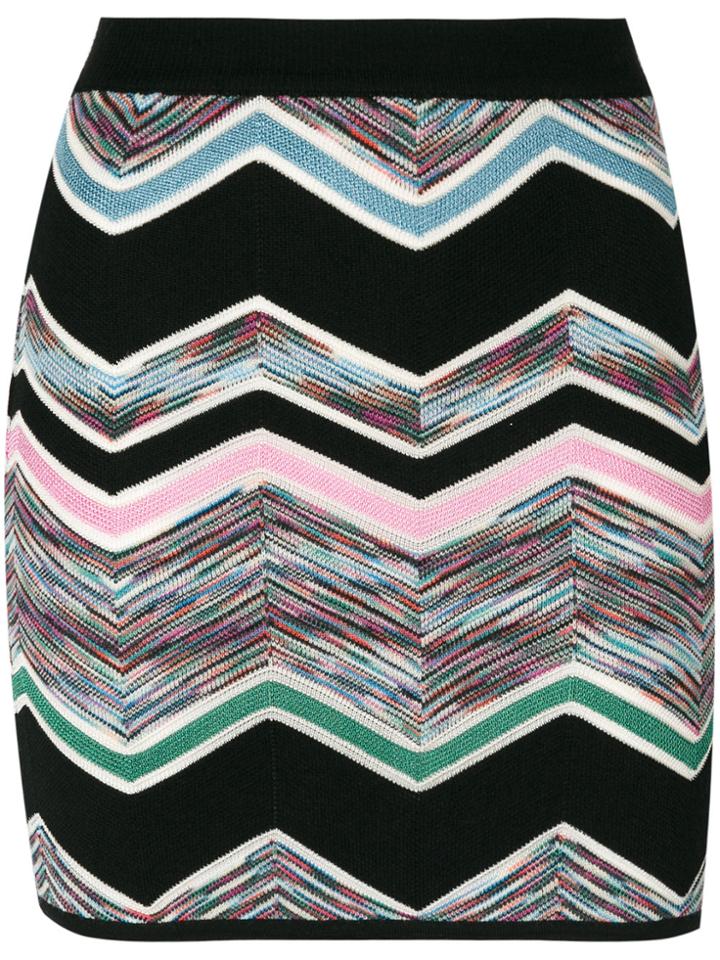 Missoni Zig Zag Mini Skirt - Black