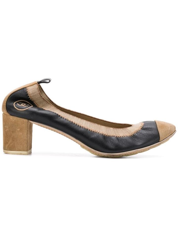 Chanel Pre-owned 2000's Elasticated Pumps - Neutrals