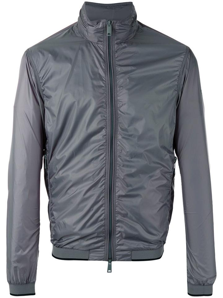 Armani Jeans - Classic Biker Jacket - Men - Polyester - 54, Grey, Polyester