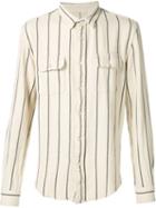 Levi's Vintage Clothing Woven Stripe Shirt, Men's, Size: Large, Nude/neutrals, Cotton