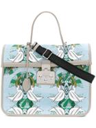 Furla Tucan Print Tote Bag - Blue