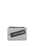 Marc Jacobs Logo Print Coin Purse - Grey