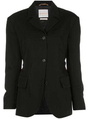 Zanini Fitted Blazer - Black