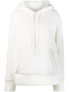 Mm6 Maison Margiela Padded Logo Hoodie - White