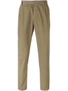 Ami Alexandre Mattiussi Pleated Trousers, Men's, Size: Medium, Green, Cotton