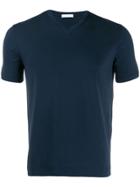 Cruciani V-neck T-shirt - Blue