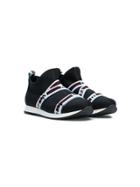Fendi Kids Teen Slip-on Sneakers - Black