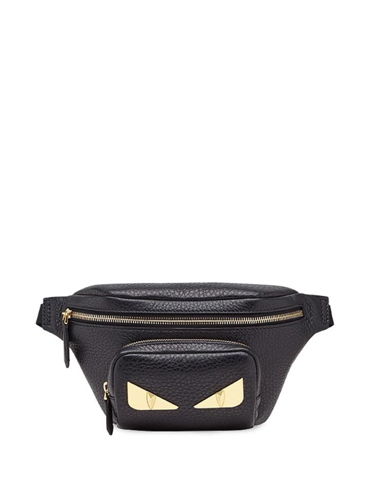 Fendi Bag Bugs Motif Belt Bag - Black