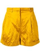 Philosophy Di Lorenzo Serafini Wide Cuffed Shorts - Yellow