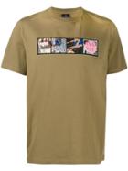 Ps Paul Smith Comic Strip Printed T-shirt - Green