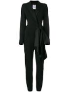 Talbot Runhof Bow Detail Jumpsuit - Black