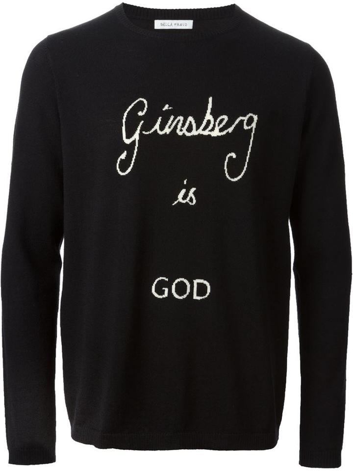 Bella Freud 'ginsberg Is God' Sweater