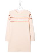 Chloé Kids Teen Logo Print Sweat Shirt - Pink