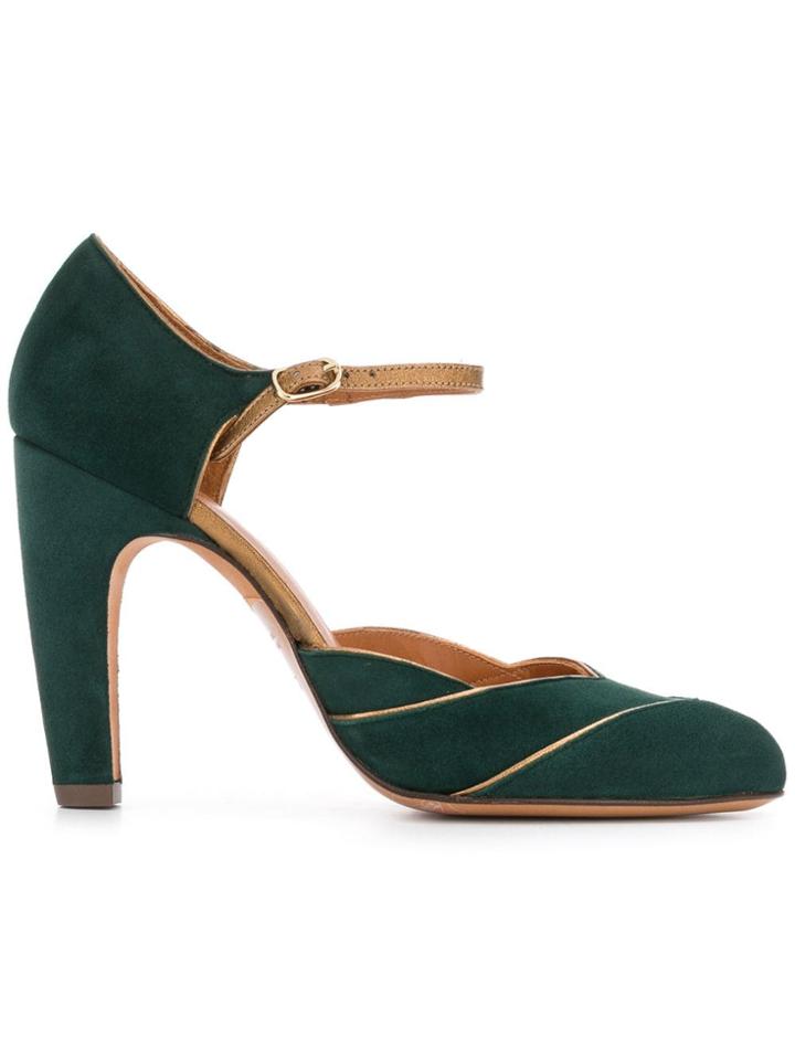 Chie Mihara Dishy Ankle-strap Pumps - Green