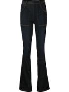 Frame Denim Flared Jeans, Women's, Size: 26, Cotton/polyester/spandex/elastane