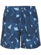 Onia Onia Ms1942 Safari Leaves Synthetic->polyester - Blue