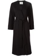 Tomorrowland Belted Single-breasted Coat - Black