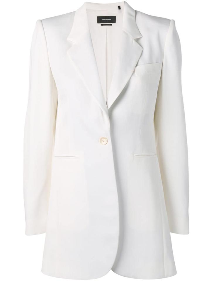 Isabel Marant Classic Fitted Blazer - White