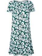 Stella Mccartney Floral Print Dress, Women's, Size: 38, Black, Viscose/spandex/elastane