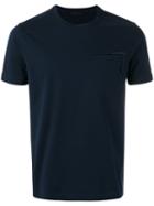 Prada Panelled T-shirt, Men's, Size: Xl, Blue, Cotton/spandex/elastane