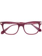 Balmain Wayfarer Glasses - Red