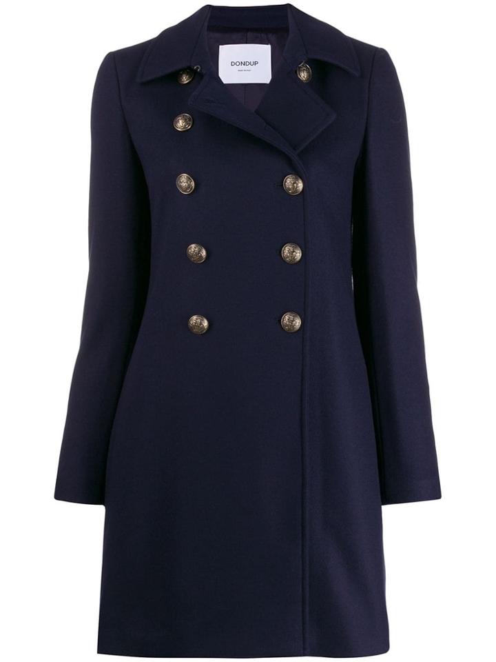 Dondup Welt Detail Peacoat - Blue