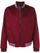 Band Of Outsiders Zipped Bomber Jacket - Red