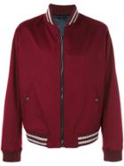 Band Of Outsiders Zipped Bomber Jacket - Red