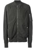 Rick Owens Raglan Bomber Jacket - Grey