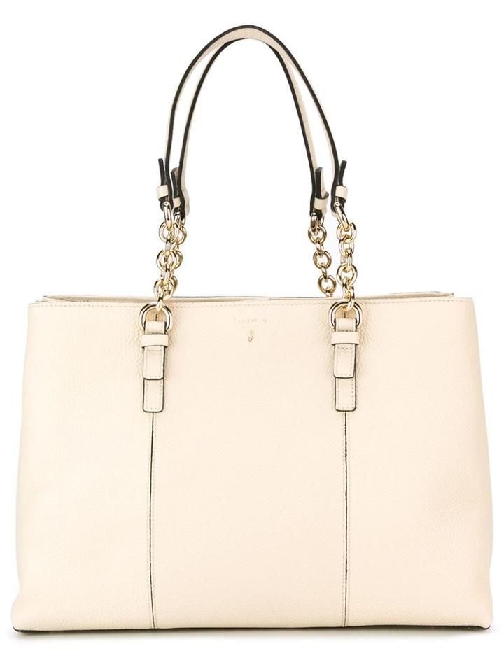 Serapian Chain Trim Handle Tote