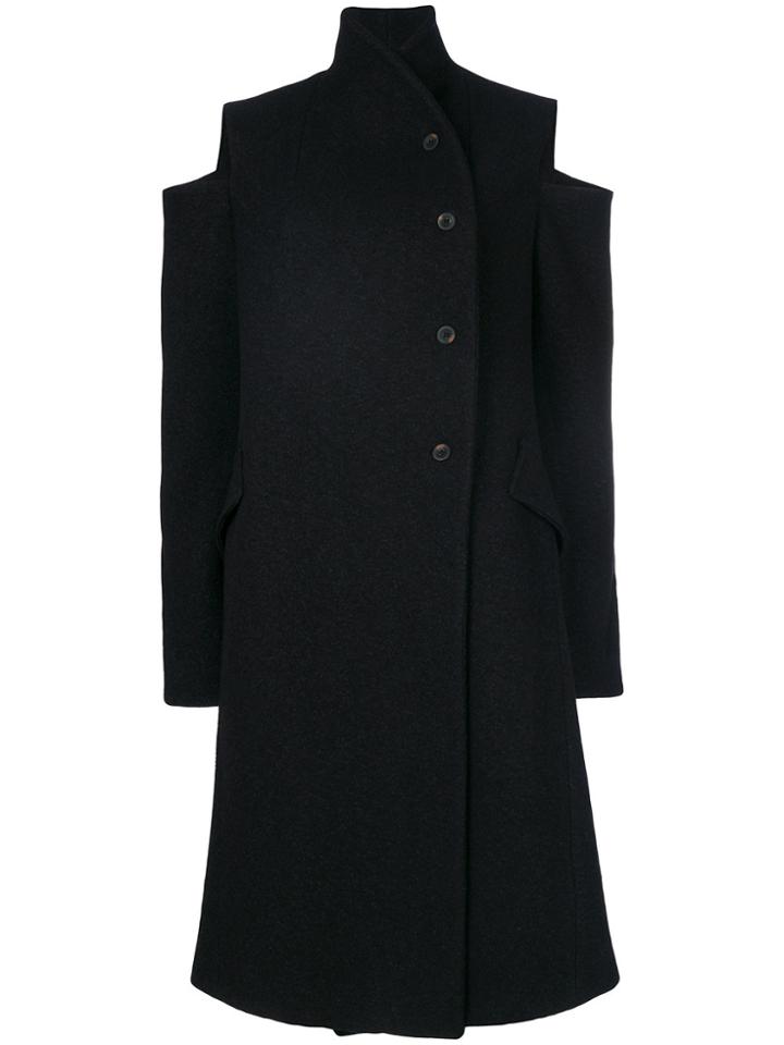 Lost & Found Ria Dunn Single Breasted Coat - Black