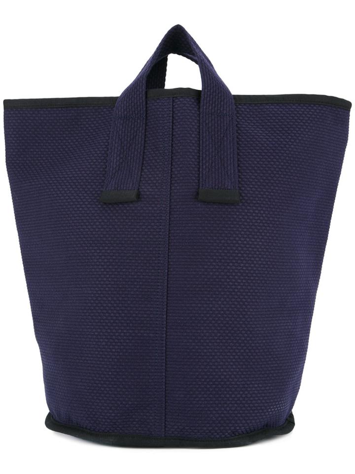 Cabas Medium Laundry Tote - Blue