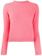The Elder Statesman Round Neck Jumper - Pink