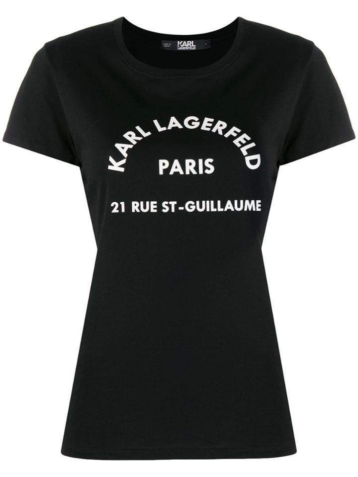 Karl Lagerfeld Orchid Print Shirt - Black