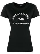 Karl Lagerfeld Orchid Print Shirt - Black