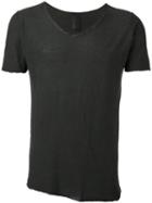 10sei0otto - V-neck T-shirt - Men - Cotton - M, Black, Cotton