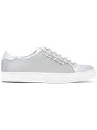Armani Jeans Metallic Lace-up Sneakers
