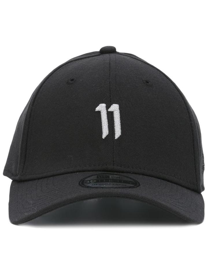 11 By Boris Bidjan Saberi '11' Cap, Men's, Black, Polyester/spandex/elastane