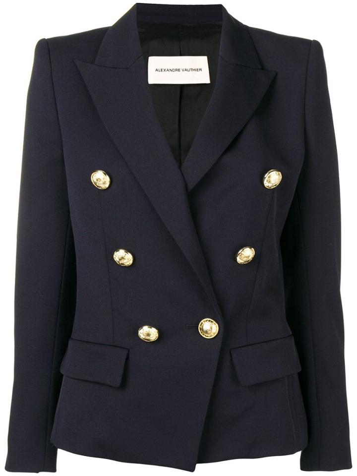 Alexandre Vauthier Double Breasted Jacket - Blue
